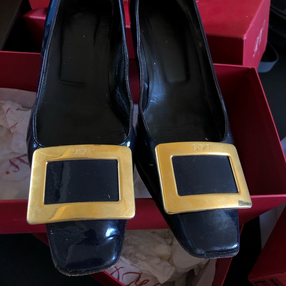 Roger vivier Block heels. Perfect to pair w suits